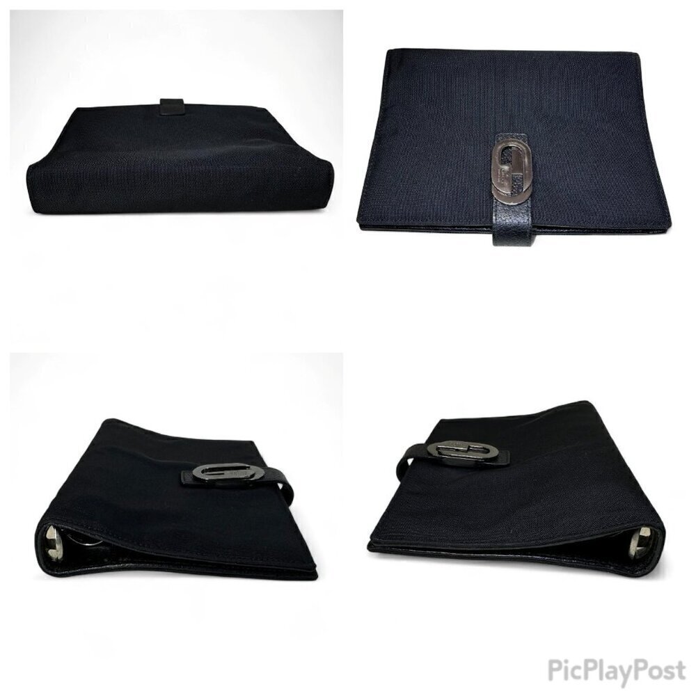 GUCCI Black Nylon Agenda Notebook Cover Unisex - Picture 11 of 16